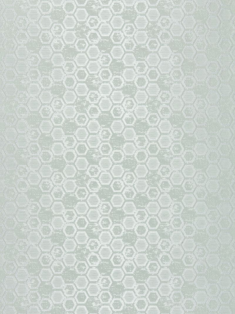 Scalamandre Wallpaper WTT661425 Hexagon Inspiration Mist