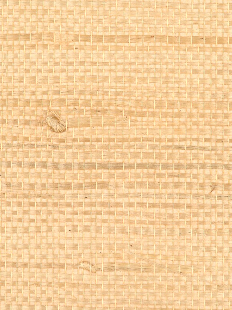 Scalamandre Wallpaper WTW0419JUST Justin Jute Saffron