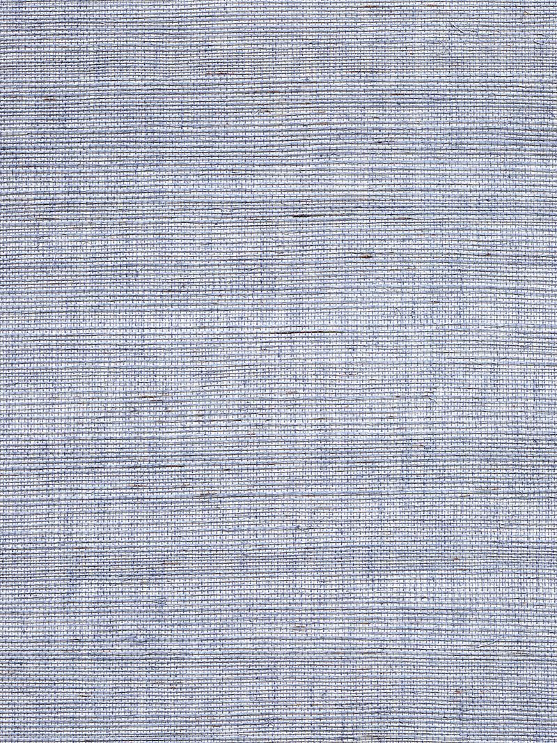 Scalamandre Wallpaper WTWGT3929 Organic Sisal Sea Blue