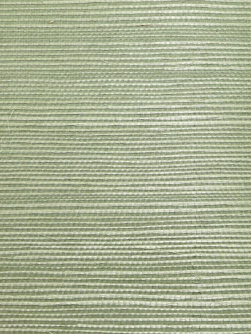 Scalamandre Wallpaper WTWGT3969 Organic Sisal Sea Glass