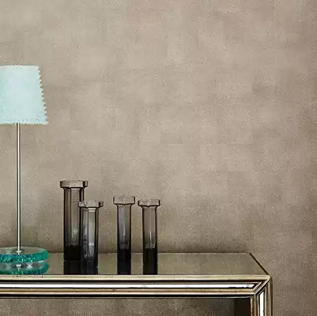 Mansard Zingrina Matt Silver - Osborne & Little - W6582-03 Wallcovering