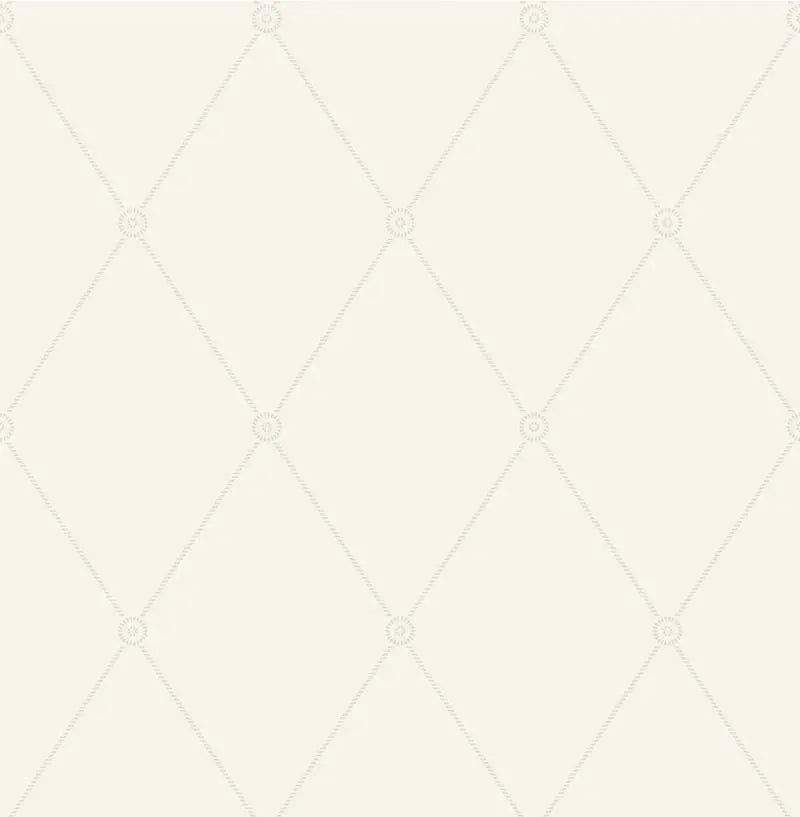 Cole & Son Wallpaper 100/13060.CS Large Georgian Rope Trellis Ivory