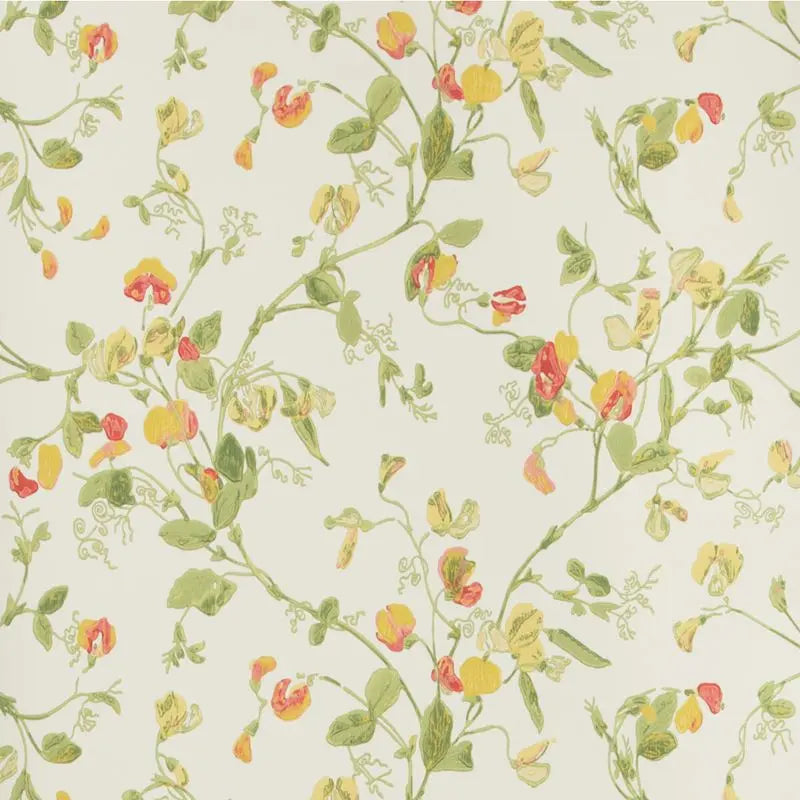 Cole & Son Wallpaper 100/6027.CS Sweet Pea Pink & Yellow