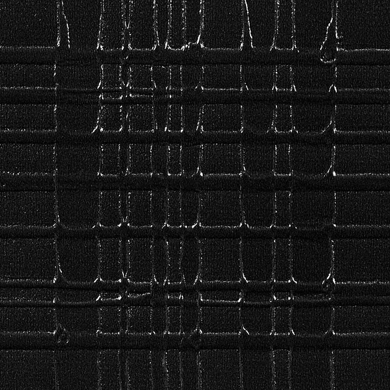 Phillip Jeffries Wallpaper 10180 Vinyl Gridwork Modular Onyx
