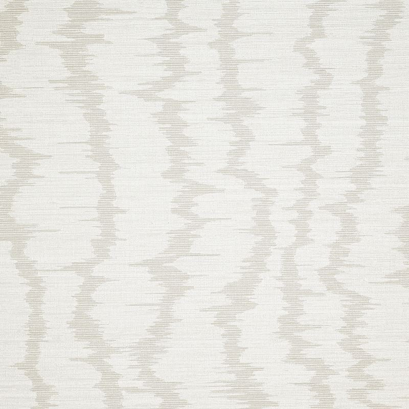 Phillip Jeffries Wallpaper 10190 Vinyl Moire Stripe White Fog