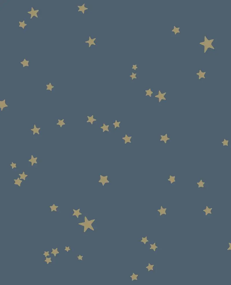 Cole & Son Wallpaper 103/3017.CS Stars Midnight Blu