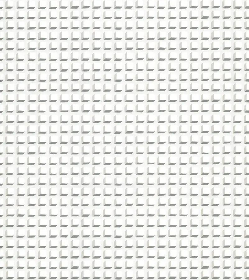 Cole & Son Wallpaper 105/3015.CS Mosaic White and White