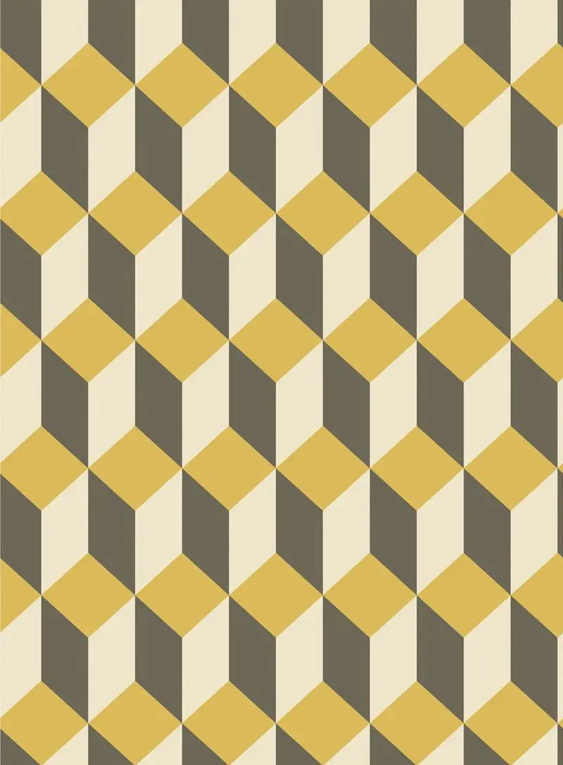 Cole & Son Wallpaper 105/7032.CS Delano Yellow and Black