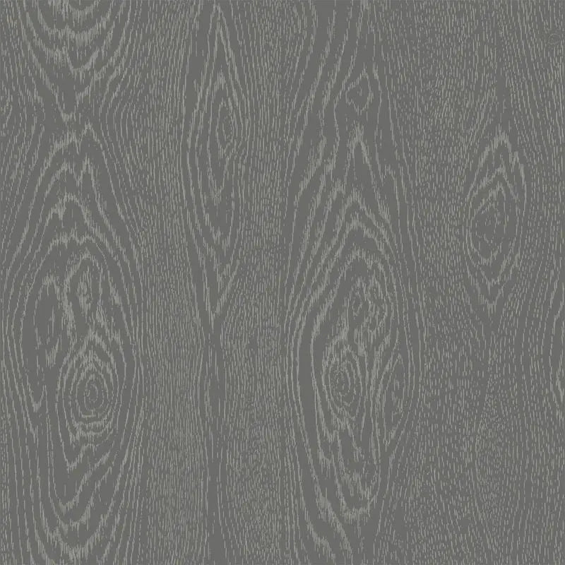 Cole & Son Wallpaper 107/10046.CS Wood Grain Black and Silver