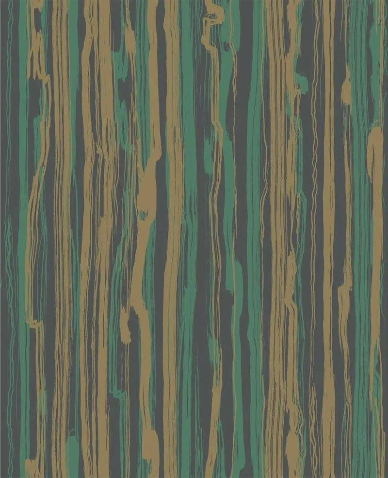 Cole & Son Wallpaper 107/7036.CS Strand Teal & Gold