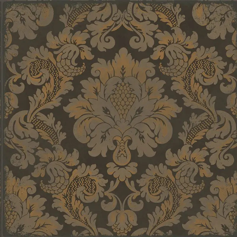 Cole & Son Wallpaper 108/4017.CS Stravinsky Charcoal & Bronze