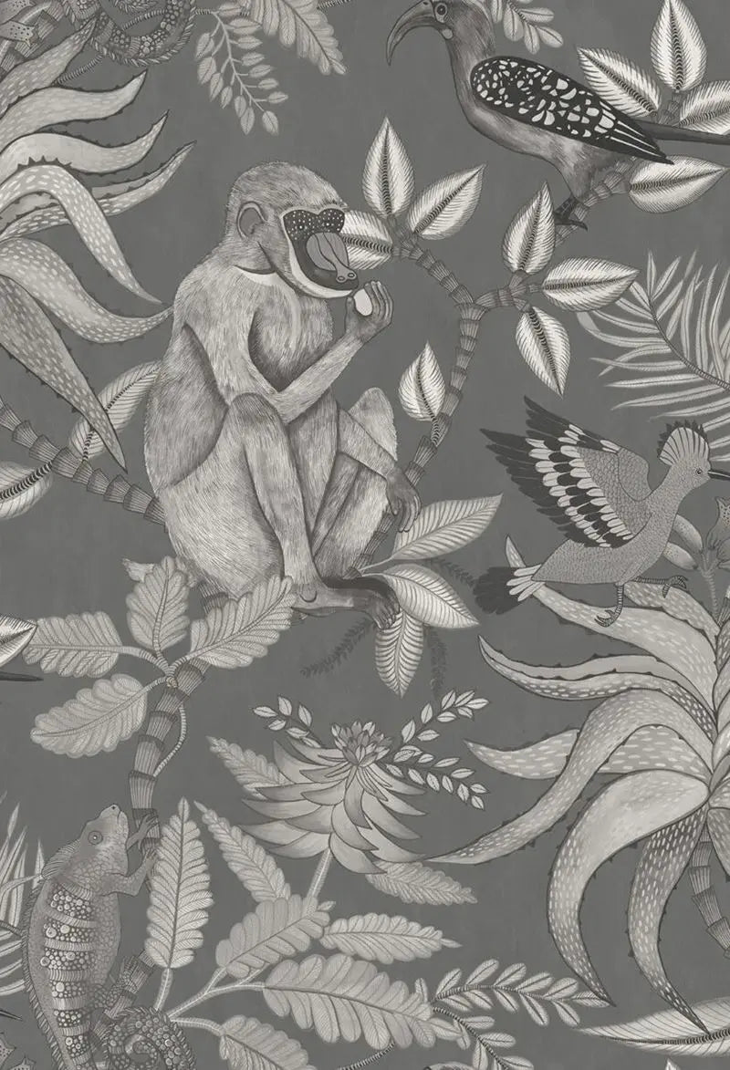 Cole & Son Wallpaper 109/1002.CS Savuti Charcoal