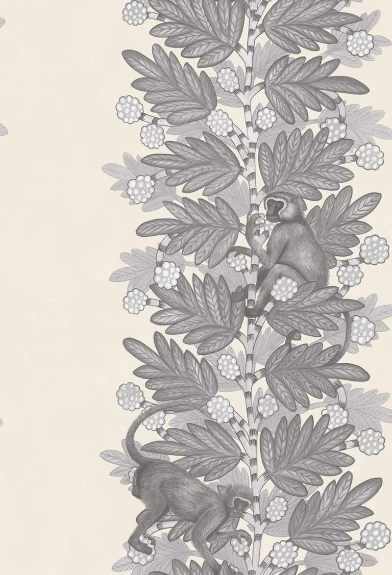 Cole & Son Wallpaper 109/11053.CS Acacia Grey & White