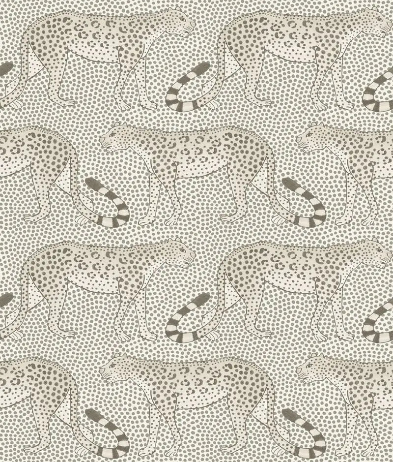 Cole & Son Wallpaper 109/2011.CS Leopard Walk Black & White