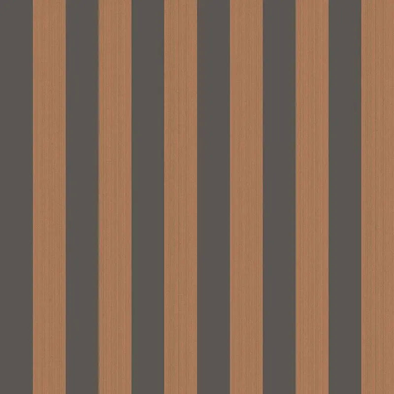 Cole & Son Wallpaper 110/3017.CS Regatta Stripe Tan + Black