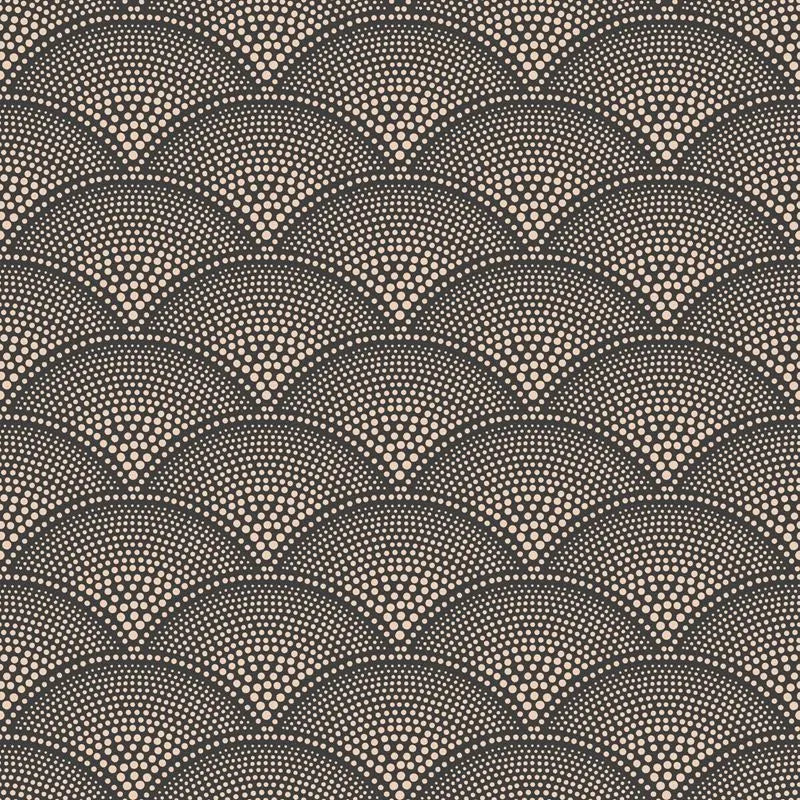 Cole & Son Wallpaper 112/10033.CS Feather Fan Charcoal/Bronze