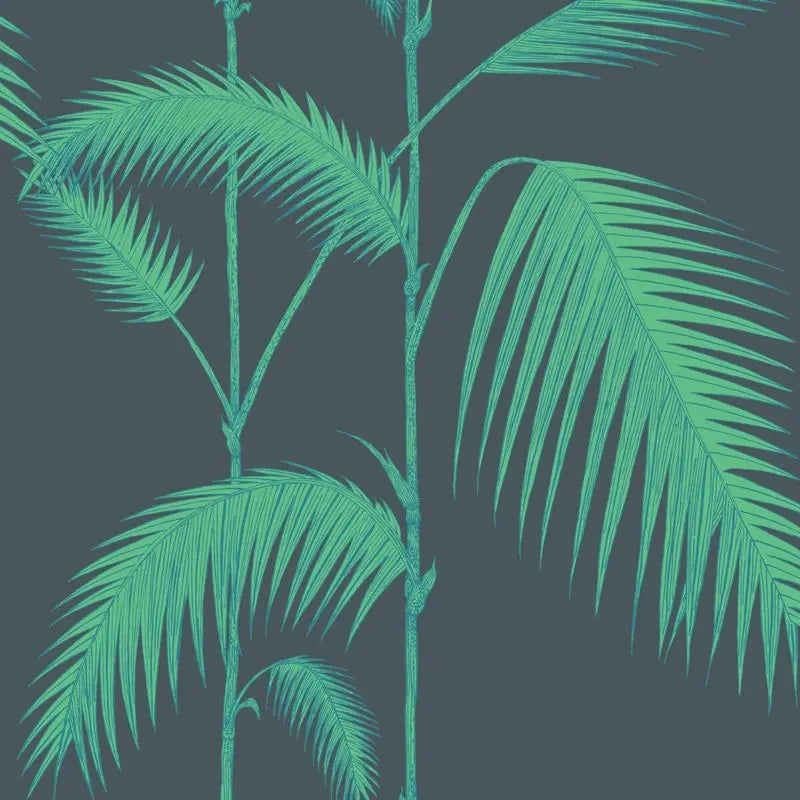 Cole & Son Wallpaper 112/2007.CS Palm Leaves Viridian