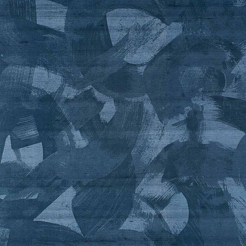 Phillip Jeffries Wallpaper 1122 Broad Strokes Blended Blue