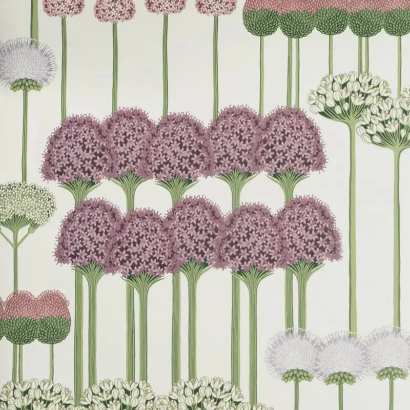 Cole & Son Wallpaper 115/12034.CS Allium Mulb/Blush/Lilac/Wh