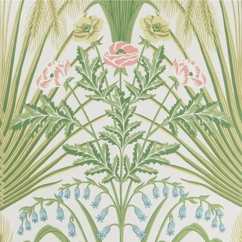 Cole & Son Wallpaper 115/3008.CS Bluebell Spring Green/Crm