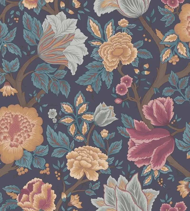 Cole & Son Wallpaper 116/4014.CS Midsummer Bloom Oran/Rose