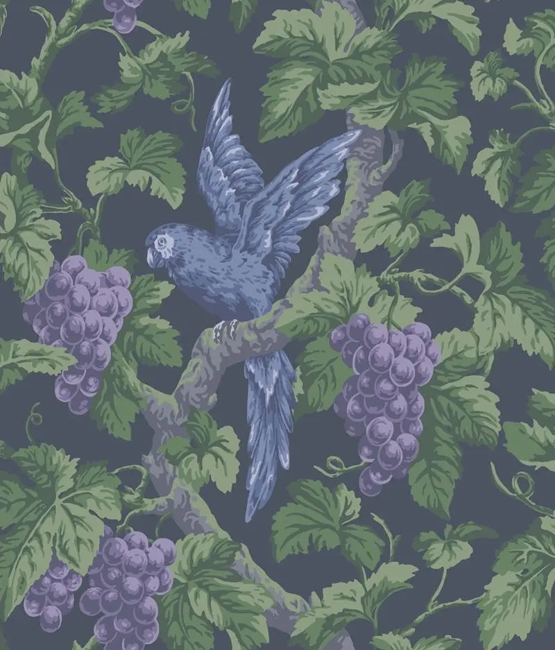 Cole & Son Wallpaper 116/5019.CS Woodvale Orchard Viol/Ink