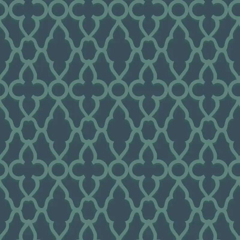 Cole & Son Wallpaper 116/6023.CS Treillage Viridian/Ink