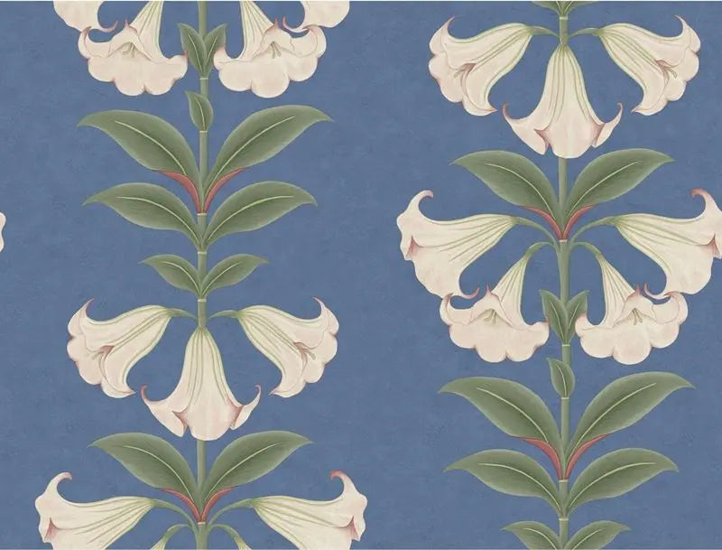 Cole & Son Wallpaper 117/3008.CS Angels Trumpet Ballet Slipper/Sage/C Sky