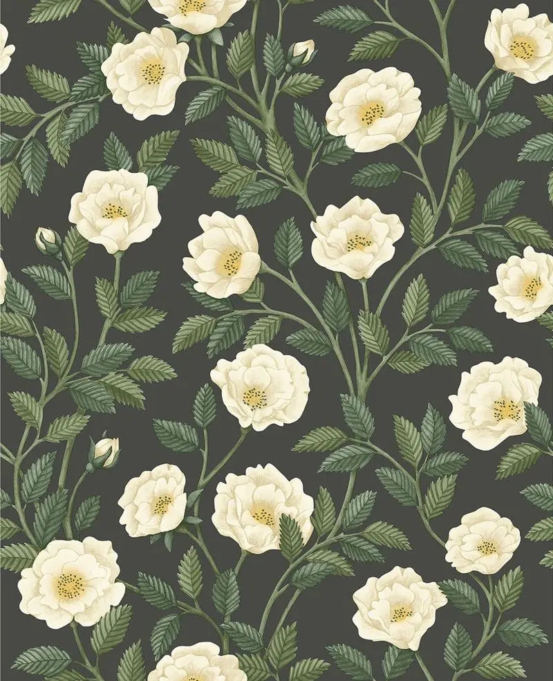 Cole & Son Wallpaper 118/7016.CS Hampton Roses Crm&Fgrn/Ch