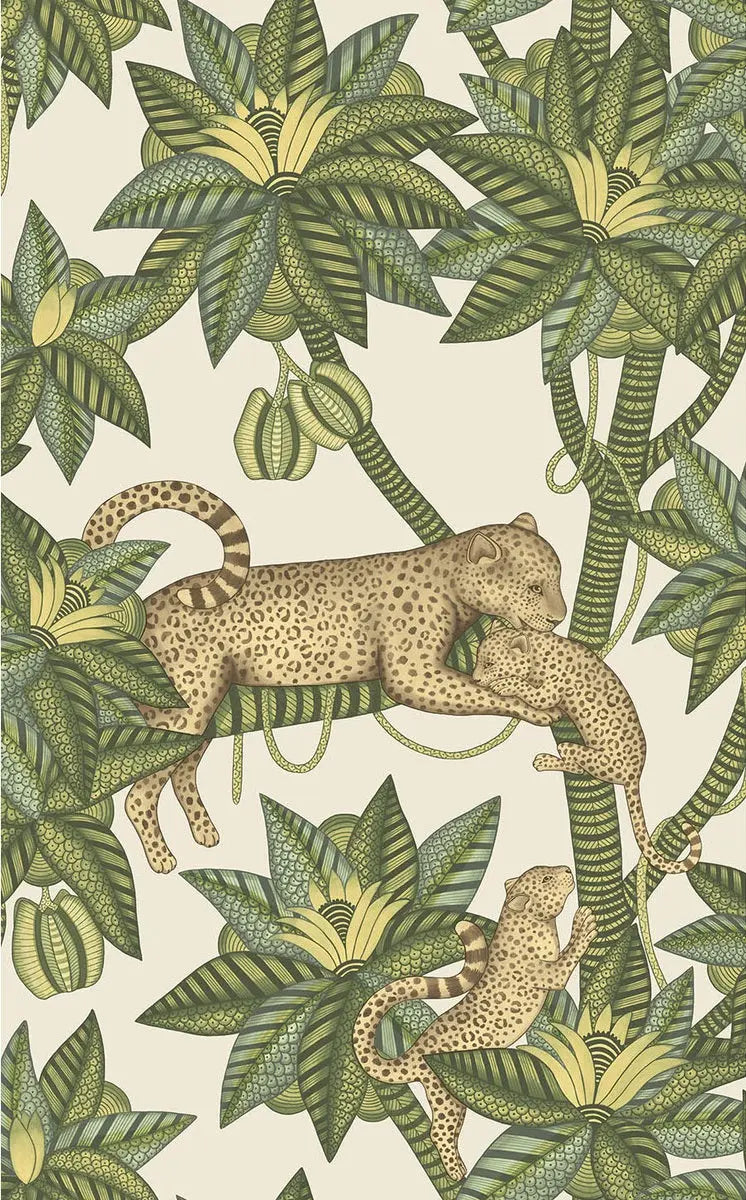 Cole & Son Wallpaper 119/3015.CS Satara Sprngrn&Snd/Linen