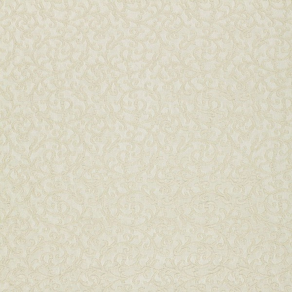 Schumacher Fabric 12131 Madras Vine Ecru