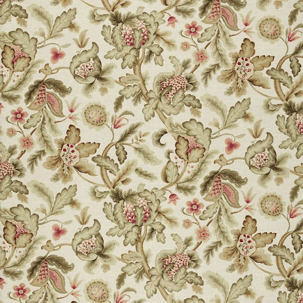 Schumacher Fabric 1305001 Shelton Tree Bisque