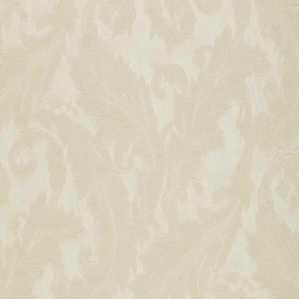 Schumacher Fabric 16671 Madras Arabesque Ecru