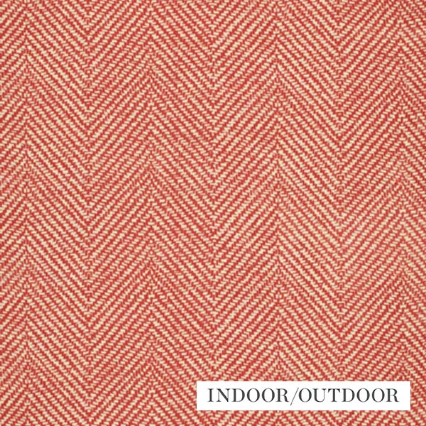 Schumacher Fabric 173040 Chevron D'ete Coral