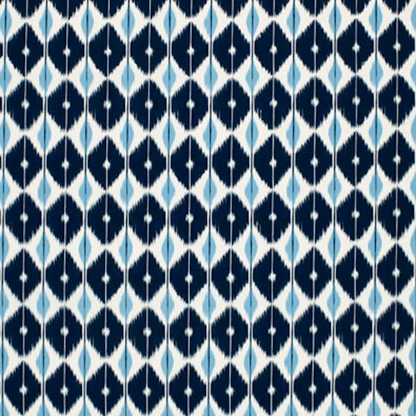 Schumacher Fabric 173402 Sarong Indigo