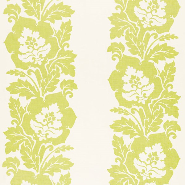 Schumacher Fabric 173851 Margate Damask Print Apple