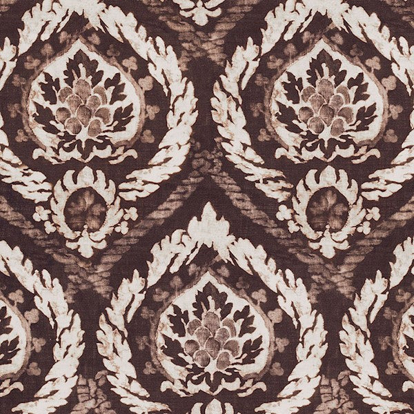 Schumacher Fabric 173951 Abaza Resist Bark