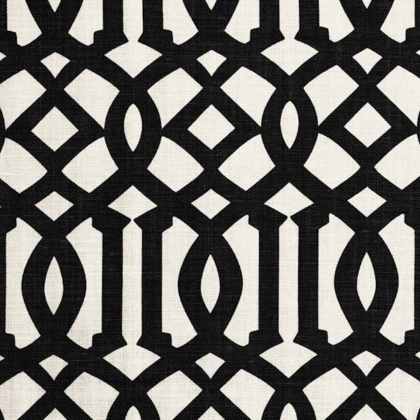 Schumacher Fabric 174414 Imperial Trellis II Jet