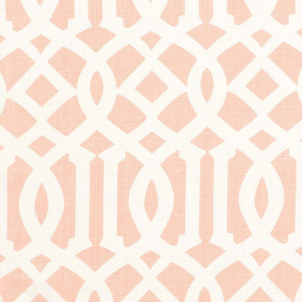 Schumacher Fabric 174416 Imperial Trellis II Blush