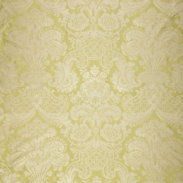 Schumacher Fabric 174421 Padova Damask Print Celadon