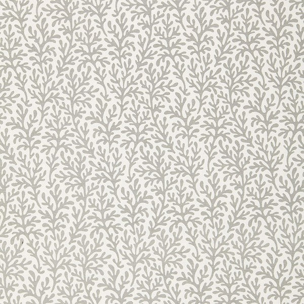 Schumacher Fabric 174463 Sea Coral Smoke