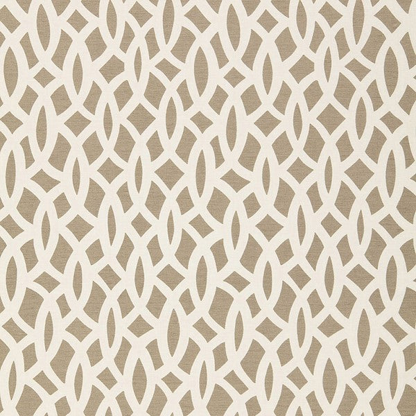 Schumacher Fabric 174492 Chain Link Flax