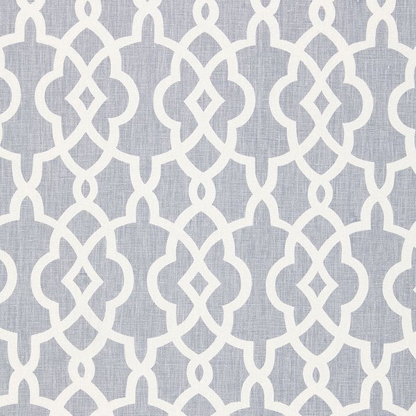 Schumacher Fabric 174592 Summer Palace Fret Wisteria