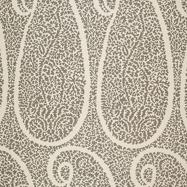 Schumacher Fabric 174640 Ambala Paisley Greige