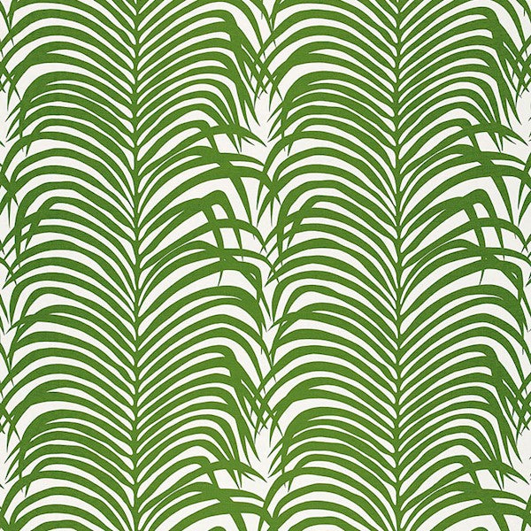 Schumacher Fabric 174871 Zebra Palm Jungle