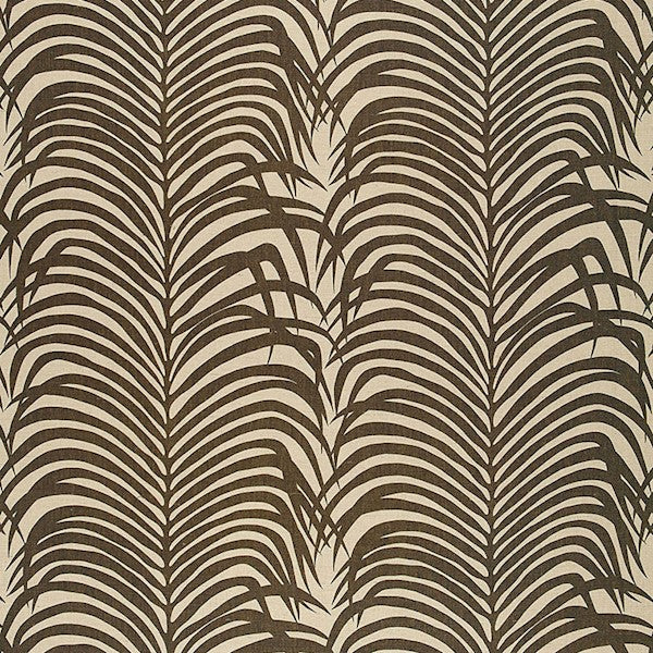 Schumacher Fabric 174970 Zebra Palm Java