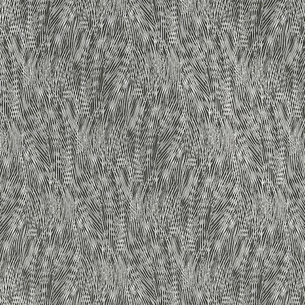 Schumacher Fabric 175352 Grand Cascade Charcoal