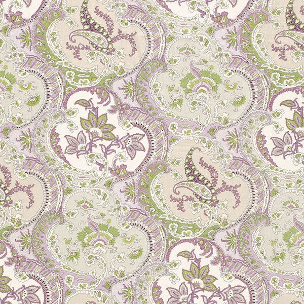 Schumacher Fabric 175551 Pickfair Paisley Lilac