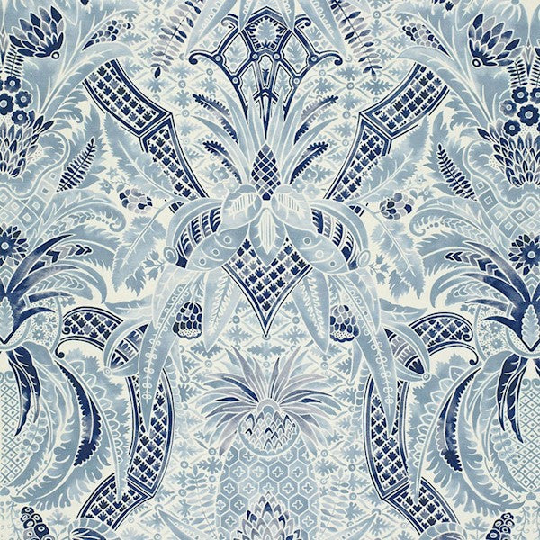 Schumacher Fabric 175580 Cap Ferrat Pacific