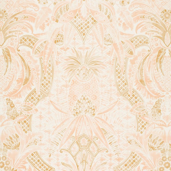 Schumacher Fabric 175581 Cap Ferrat Blush